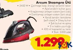 ARZUM STEAMPRO ÜTÜ ARZUM STEAMPRO ÜTÜ